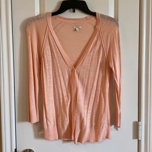 Peach cardigan